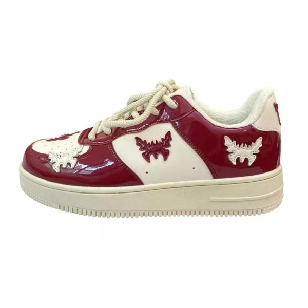 Hip Hop Platform Summer New Butterfly Bat Breathable Sneakers - Image 3