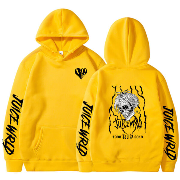 Men's And Women's Printed Loose Hoodie - Image 2
