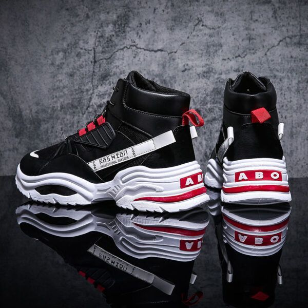 High top shoes men autumn men - Image 2