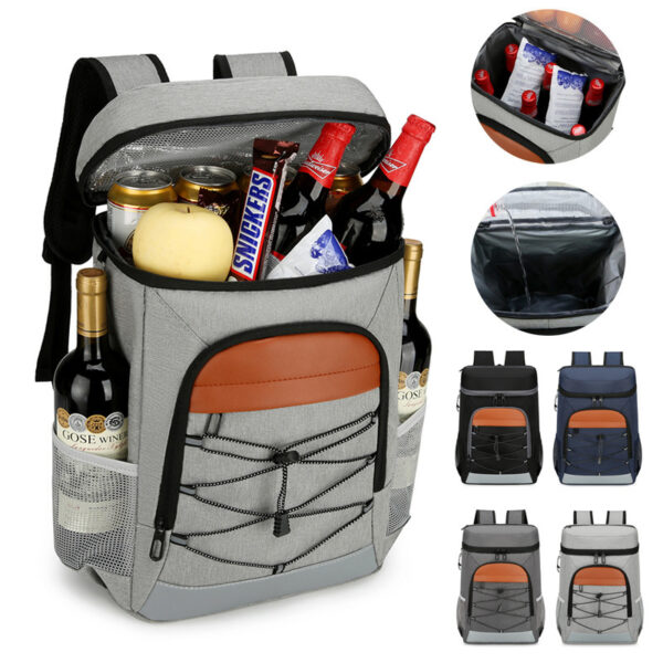 Backpack Insulated Bag Multi-functional Waterproof Picnic Bag Large Capacity Cold-keeping Outdoor - Image 5