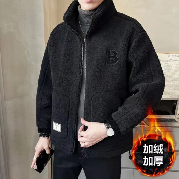 Lamb Wool Coat For Men Autumn And Winter - Image 7