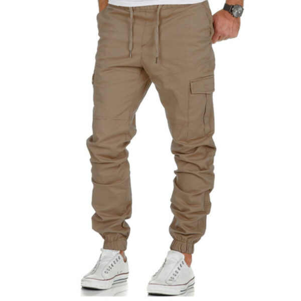 Explosive Style Tooling Multi-pocket Trousers Men's Woven Casual Pants Sports Trousers Men - Image 2