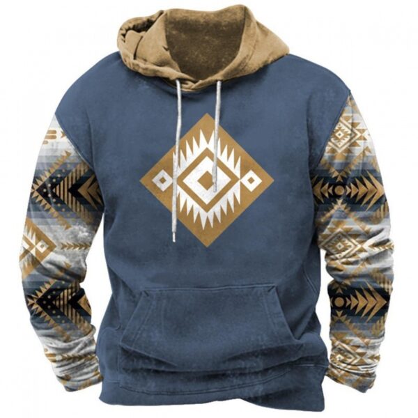 Fashion Trendy Printed Hoodie Men - Image 2