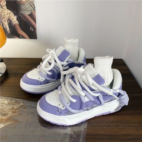 Female Dad Shoes Versatile Student Casual Platform Height Increasing - Image 2