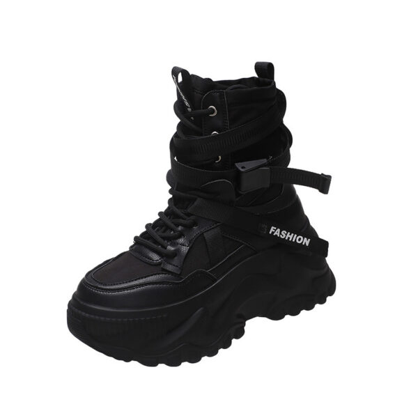 Women's Platform Height Increasing Casual Sneakers - Image 5