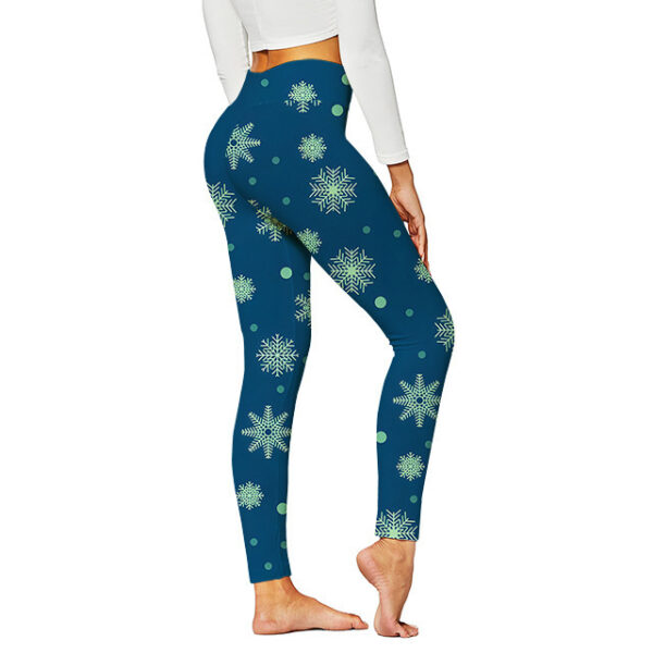 Christmas Pattern Yoga Pants Digital Printed - Image 3