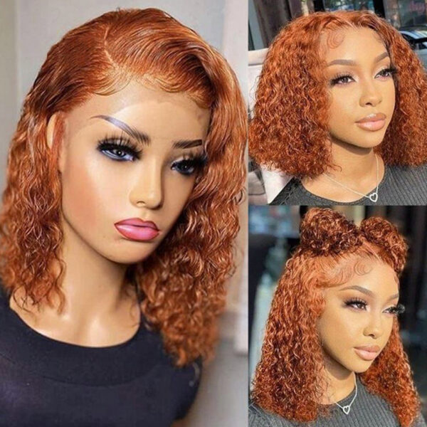 Human Hair Wigs Bob Water Wav - Image 9