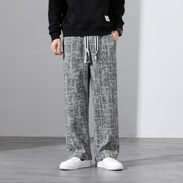 Loose Tappered Korean Style Trendy Casual Pants - Image 8