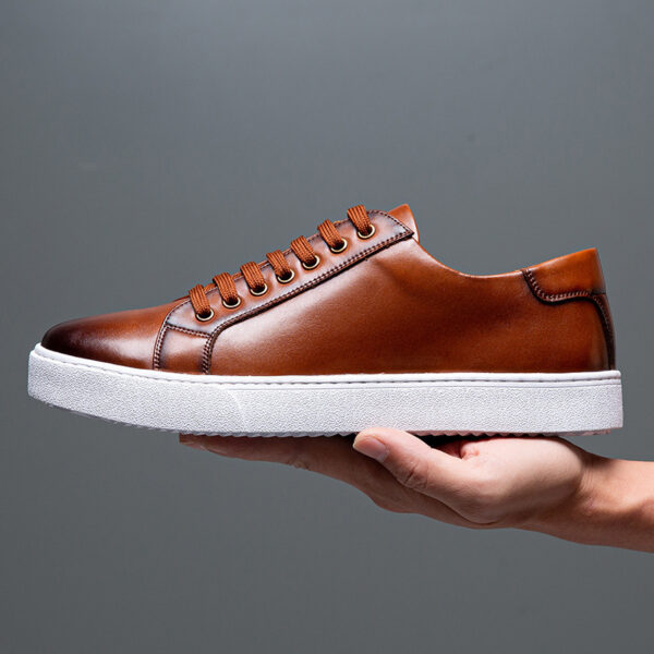 British Style Brushed Casual Shoes Soft Bottom Men - Image 8