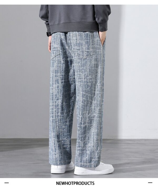 Loose Tappered Korean Style Trendy Casual Pants - Image 6