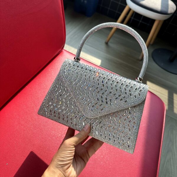 Ladies Hand Bag New Rhinestone Dinner - Image 5