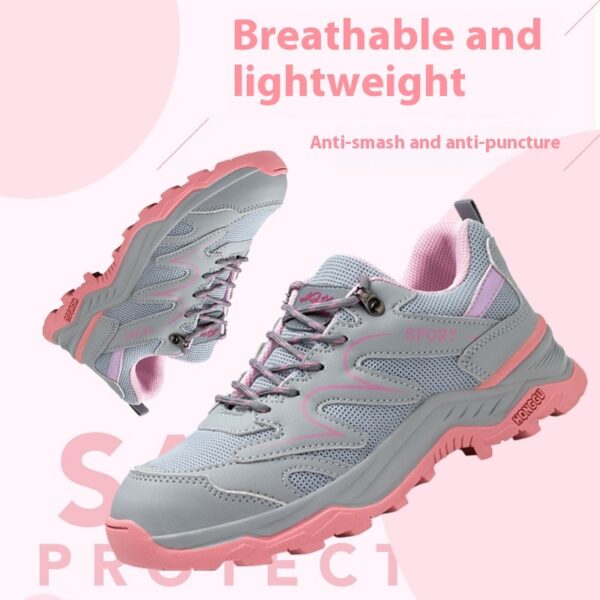 Women's Work Shoes Anti-smashing And Anti-penetration Breathable Lightweight - Image 3