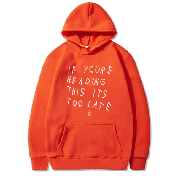 Letter Print Hoodie Men's Women's High Quality Hoodie - Image 7