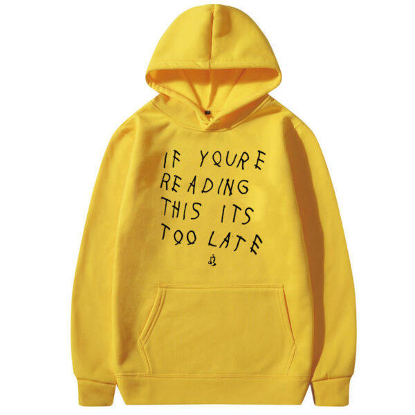 Letter Print Hoodie Men's Women's High Quality Hoodie - Image 8