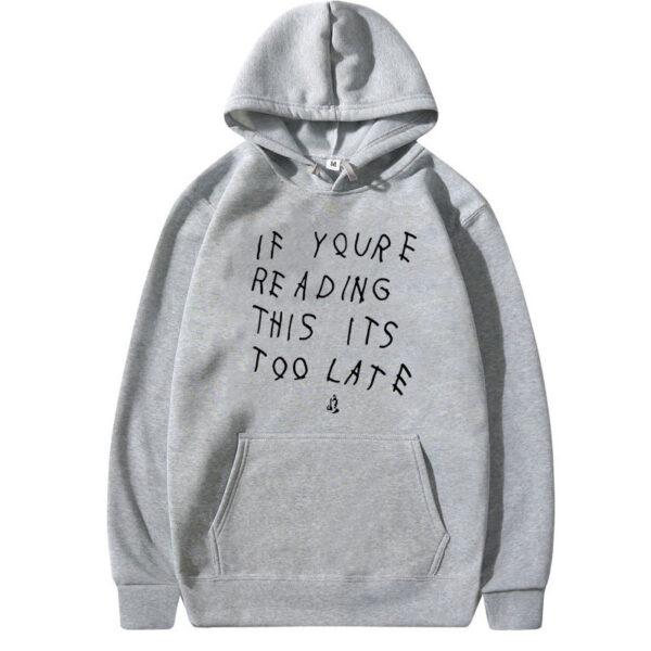 Letter Print Hoodie Men's Women's High Quality Hoodie - Image 3