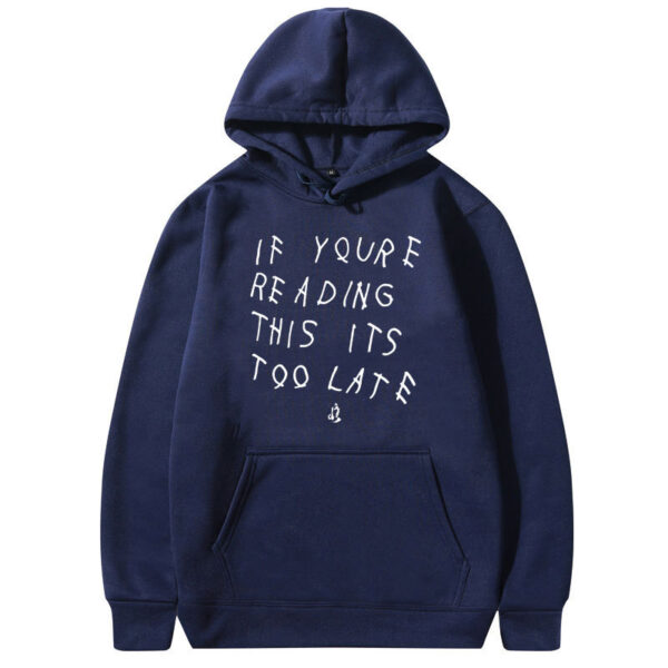 Letter Print Hoodie Men's Women's High Quality Hoodie - Image 10