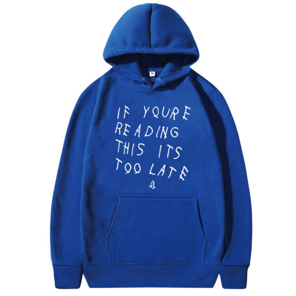 Letter Print Hoodie Men's Women's High Quality Hoodie - Image 9