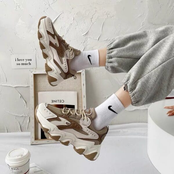 Autumn And Winter New Women's Colorblock Sneakers - Image 2