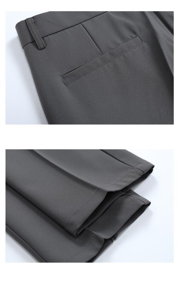 All-match Drape Loose Straight Pencil Trousers - Image 4