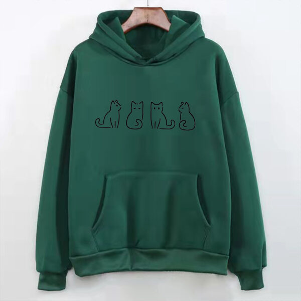 Hoodie Sweater Couple Loose Printed Top - Image 5