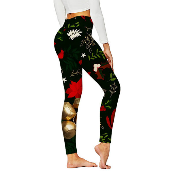 Christmas Pattern Yoga Pants Digital Printed - Image 2