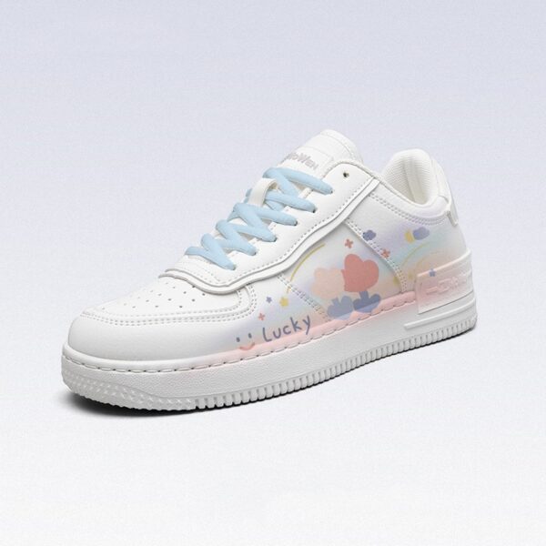 Low-top Summer New Breathable Versatile Single-layer Shoes White Shoes - Image 3