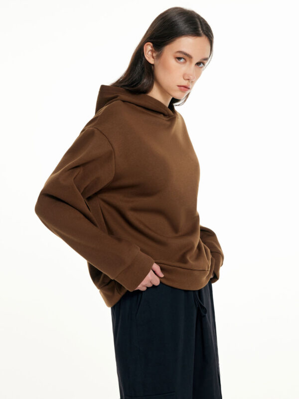 2023 Letters Print Casual Loose Long -sleeved Hooded Sweater - Image 5