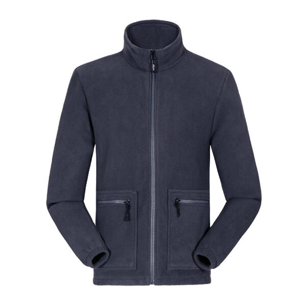 Men's Fleece-lined Thickened Lamb Wool Fleece Jacket - Image 3