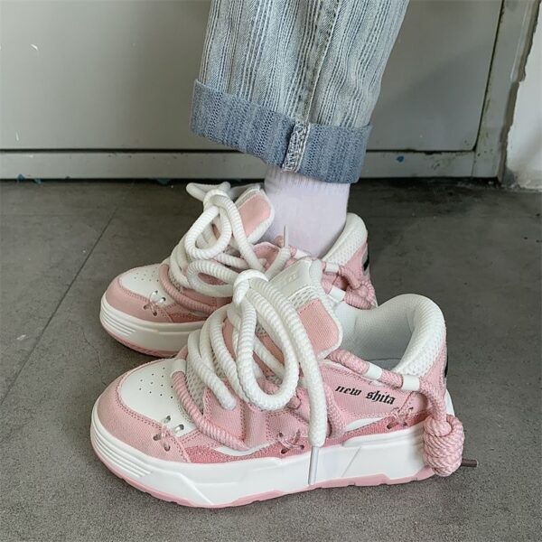 Female Dad Shoes Versatile Student Casual Platform Height Increasing - Image 6