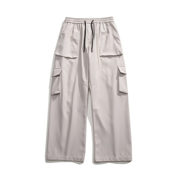 Loose Straight Track Pants Men - Image 2