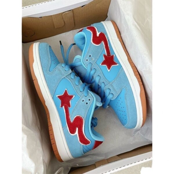 Couple Casual Shoes Ins Trendy Niche Color Matching Meteor Board Shoes For Women - Image 4