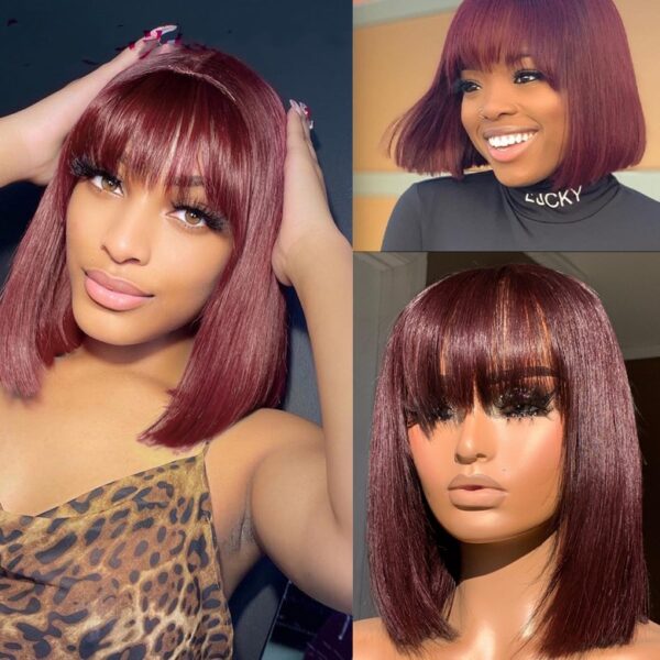 Bangs Short Hair Wig Breathable And Natural - Image 5