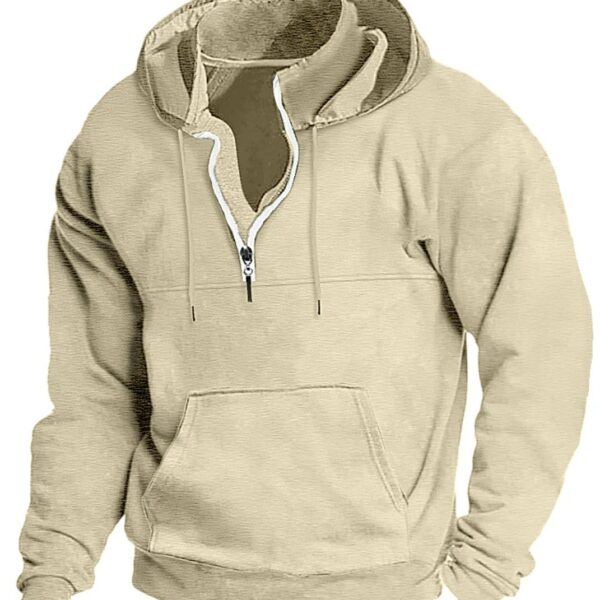 European And American Autumn And Winter New Hooded Sweater Thick Casual Jacket Men - Image 8