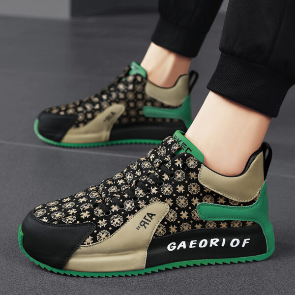 Bag Raise The Bottom Flower Cloth Casual Shoes Men - Image 5