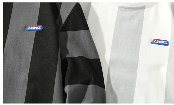 Striped Hoodie Long Sleeves For Men - Image 2