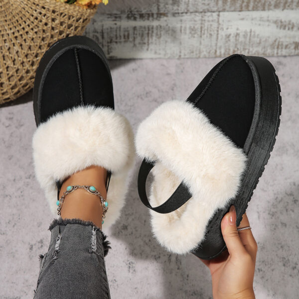Autumn And Winter New Ladies Platform Cotton-padded Boots - Image 4