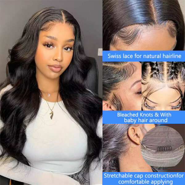 Loose Deep Wave13x4 Transparent Lace Human Hair Sleeve - Image 3