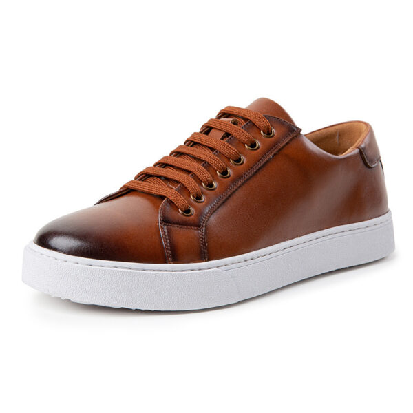 British Style Brushed Casual Shoes Soft Bottom Men - Image 2
