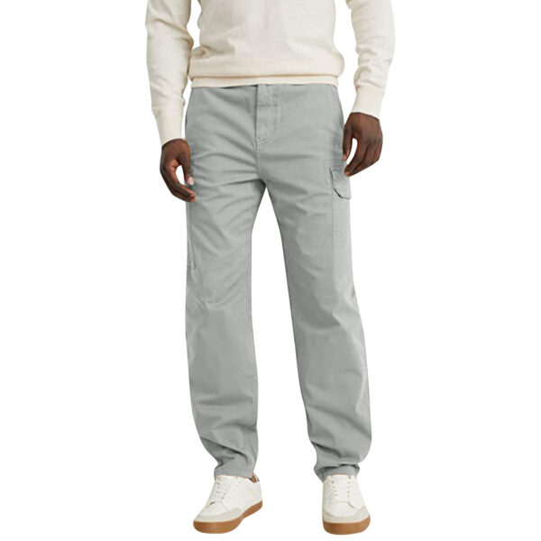 Casual Trousers With Pocket Straight Loose Cargo Pants For Men - Image 6