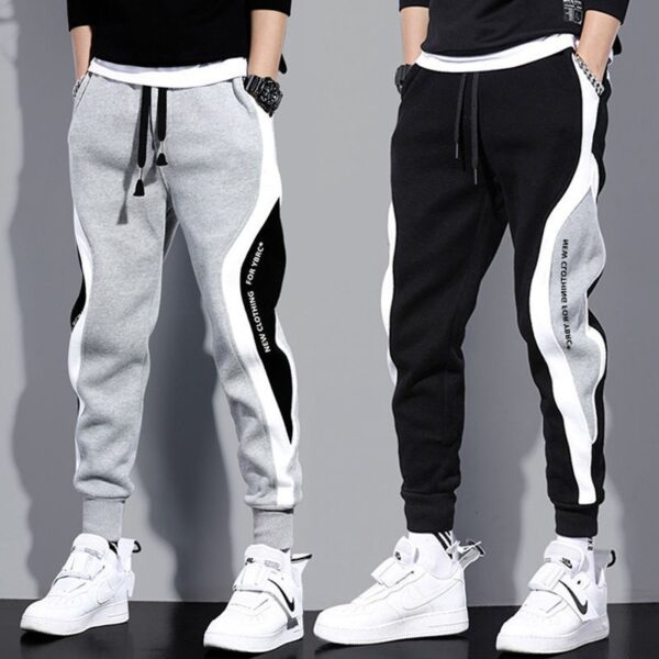 Men's Casual Sports Trousers Slim-Fit Trend Long Pants - Image 9