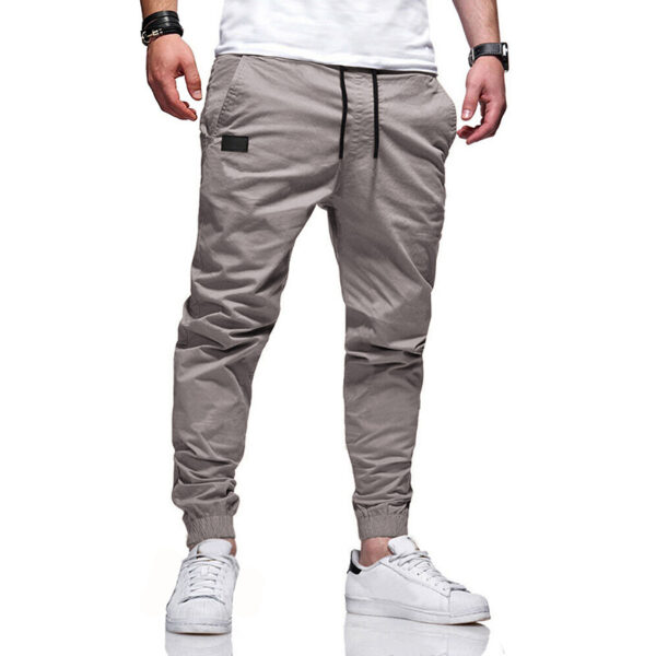 Casual Pants Men Spot Ordinary Youth Trousers Mid-waist Pants - Image 6