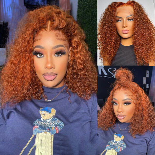 Human Hair Wigs Bob Water Wav - Image 2