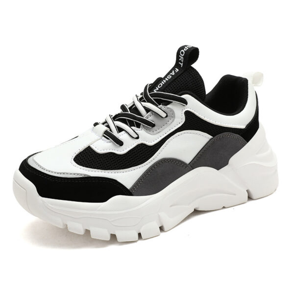 Soft Bottom High Elastic Thick Bottom Inner Layer Dad Shoes - Image 4