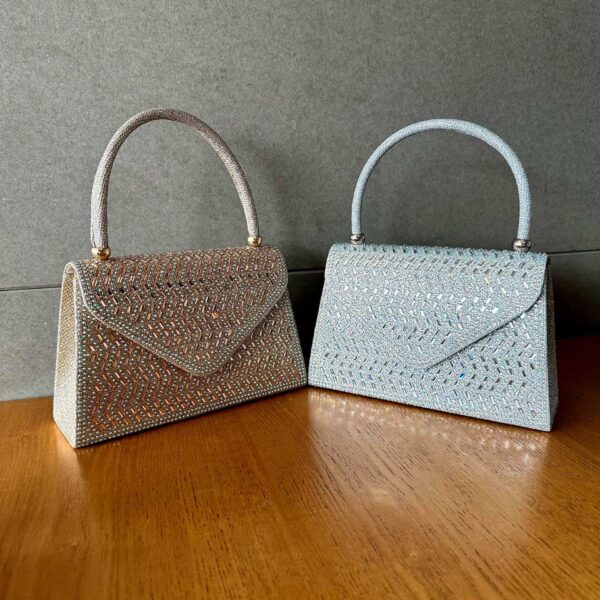 Ladies Hand Bag New Rhinestone Dinner - Image 3