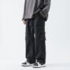 Loose Straight Track Pants Men - Image 8