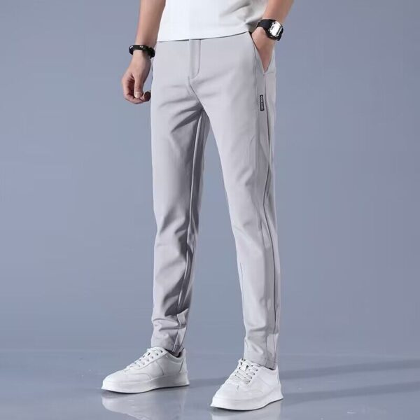 Youth Sports Loose Straight Stretch Trousers - Image 3
