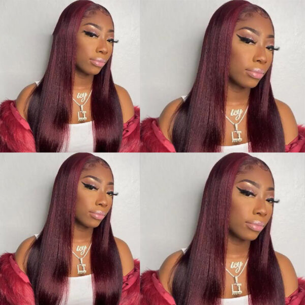 T-part Lace Frontal Wigs Real Hairstyle Headgear - Image 5