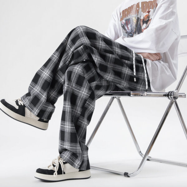 Harajuku Streetwear Pants Plaid Fashion - Image 3