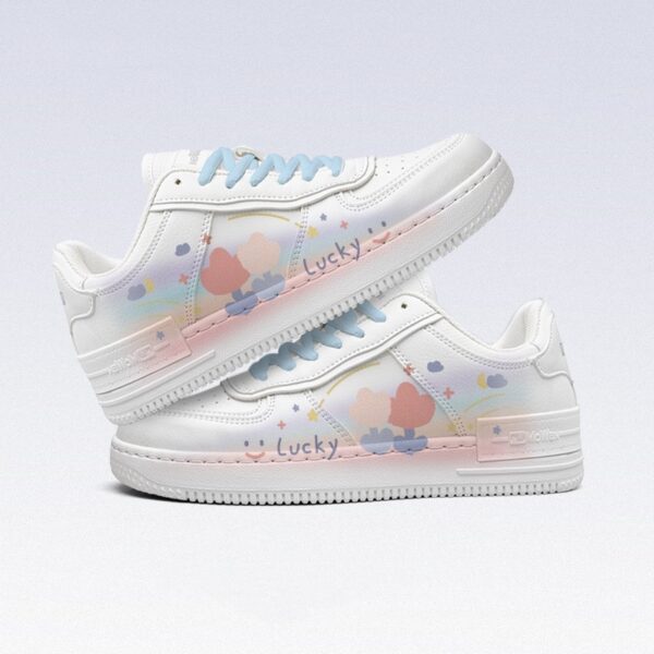 Low-top Summer New Breathable Versatile Single-layer Shoes White Shoes - Image 8