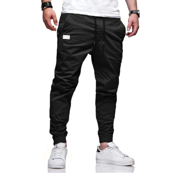Casual Pants Men Spot Ordinary Youth Trousers Mid-waist Pants - Image 2